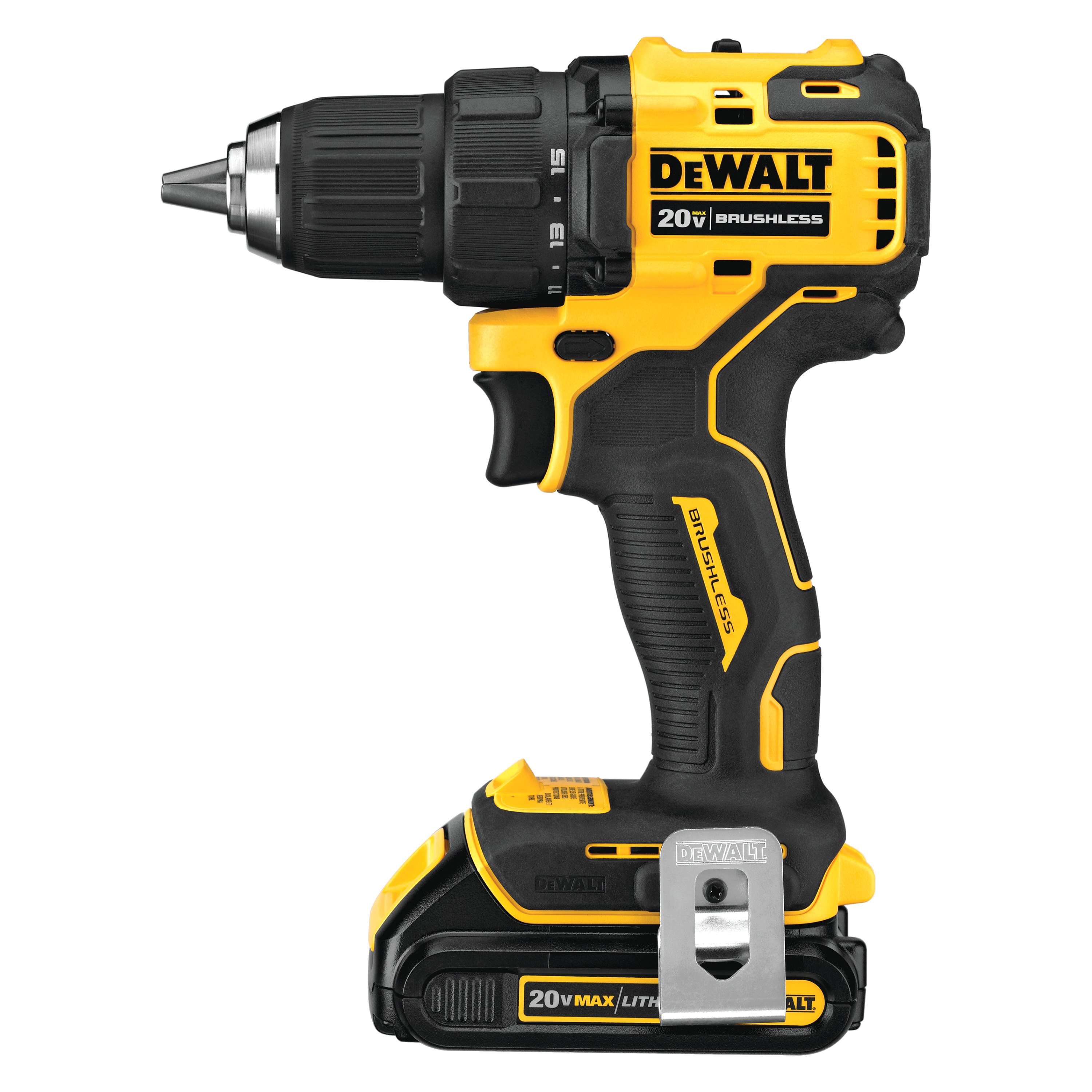 DeWALT® DCD708C2 ATOMIC Compact™ Cordless 20 V Liion Brushless Mid