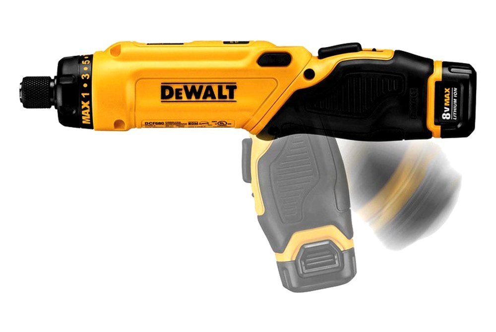 DeWALT® DCF680N2 Cordless 8 V Liion RearHandle Compact Screwdriver