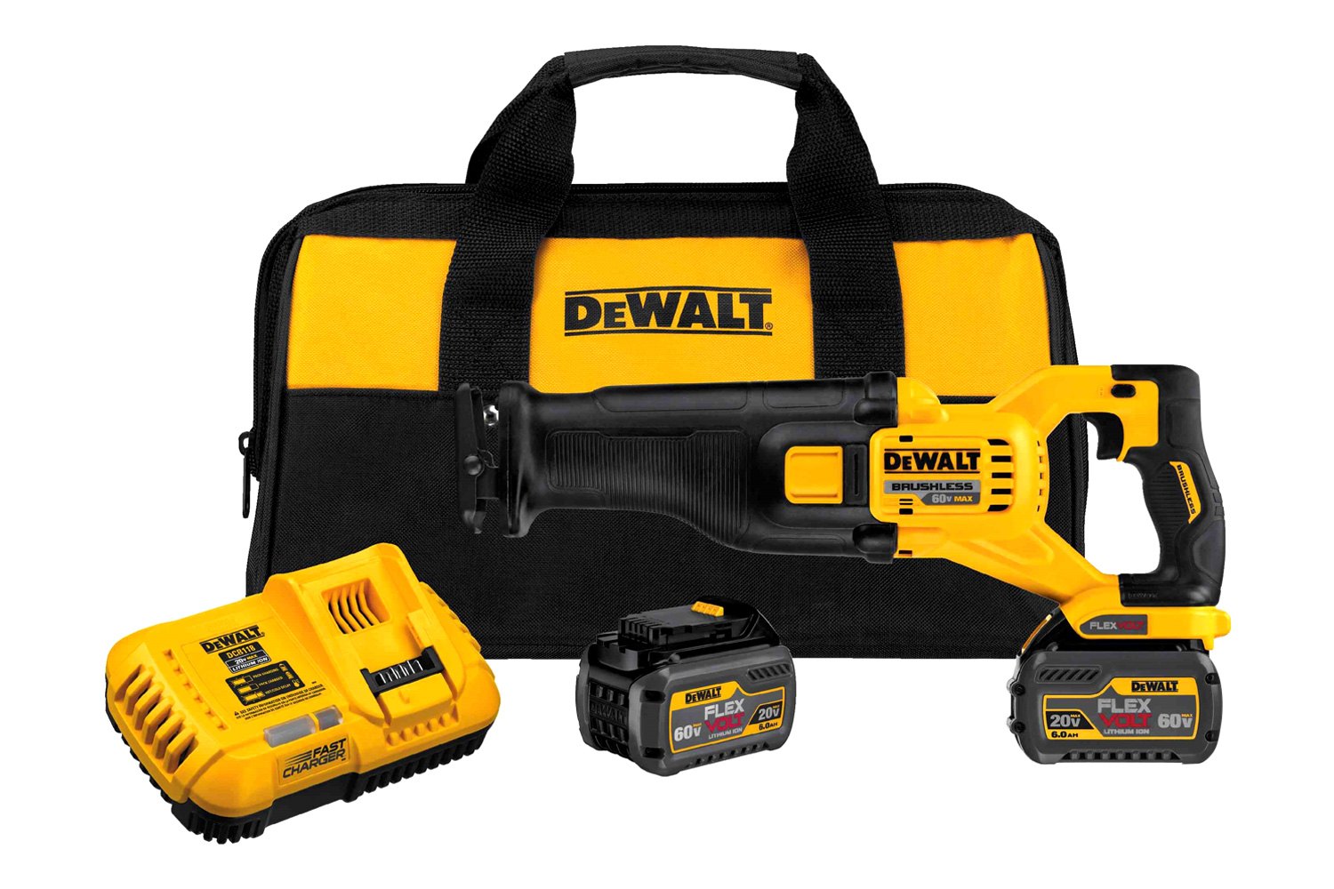DeWALT® - FLEXVOLT™ 1-1/8" 60 V Cordless D-Handle Brushless