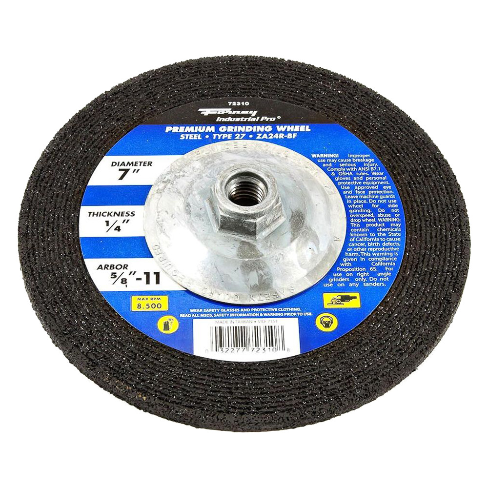 Forney® 72310 Command Pro™ Type 27 Metal Grinding Wheel