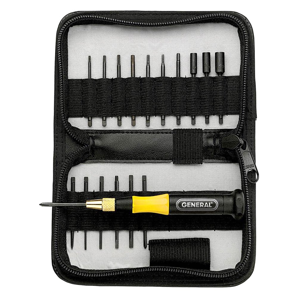 General Tools® 63518 18Pc Precision Torx Screwdriver Set