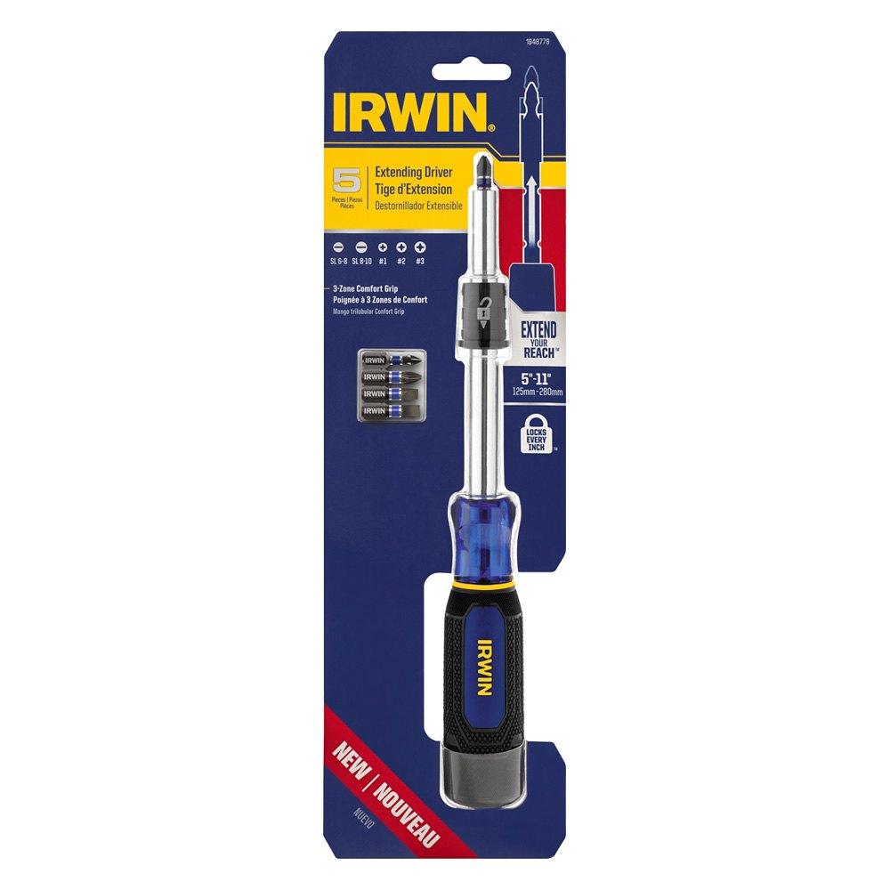IRWIN® 1948779 6piece Multi Material Handle Extendable MultiBit