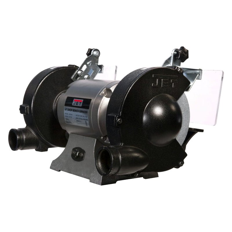 JET Tools® 577126 6" 120 V Bench Grinder with Grinding Wheel and Wire