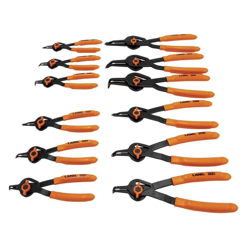 Lang Tools® 3595 12Pieces Combination Internal/External Snap Ring