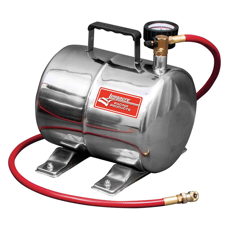 Longacre® 52-50308 - Horizontal 2 gal Tank Silver Lightweight Air Tank