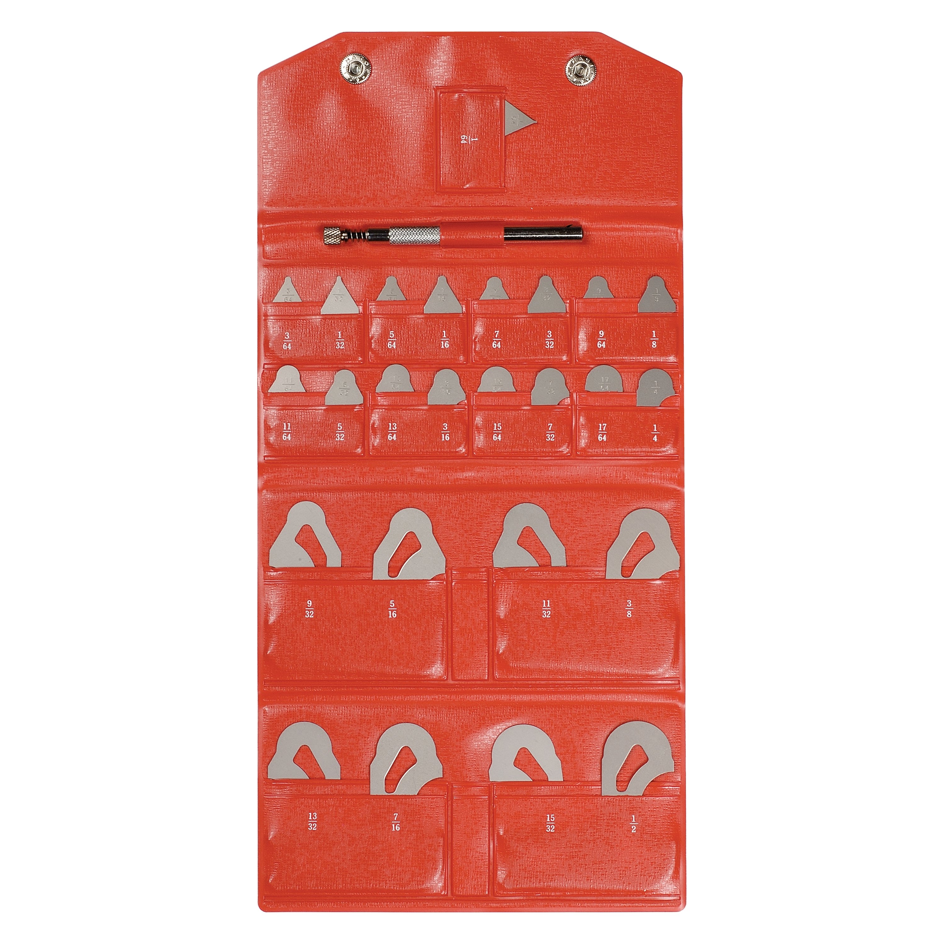 Mitutoyo® 186901 186 Series™ 1/64 to 1/2" SAE Stainless Steel Radius