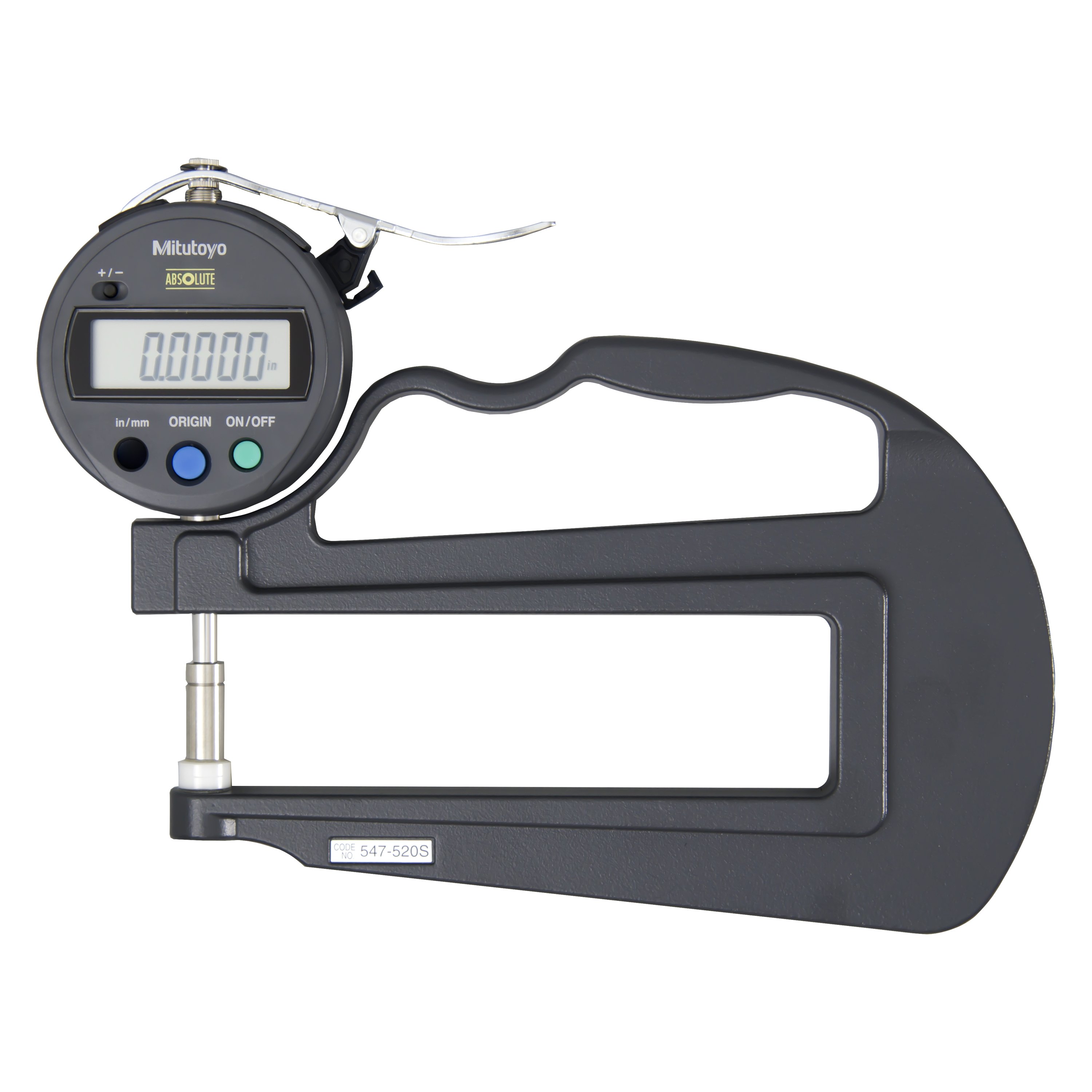Mitutoyo® 547520S 547 Series™ 0 to 0.47" SAE and Metric Digital