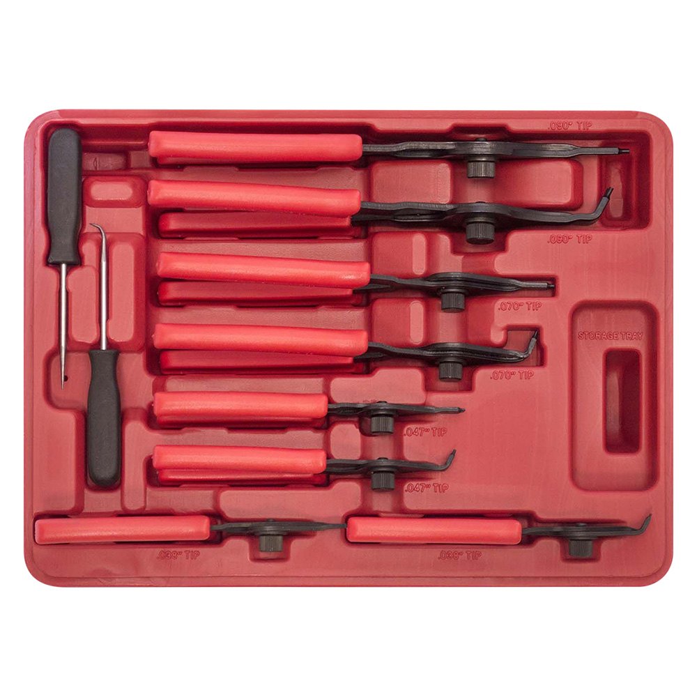 OEM Tools® 27180 10Piece Snap Ring Pliers Mixed Set