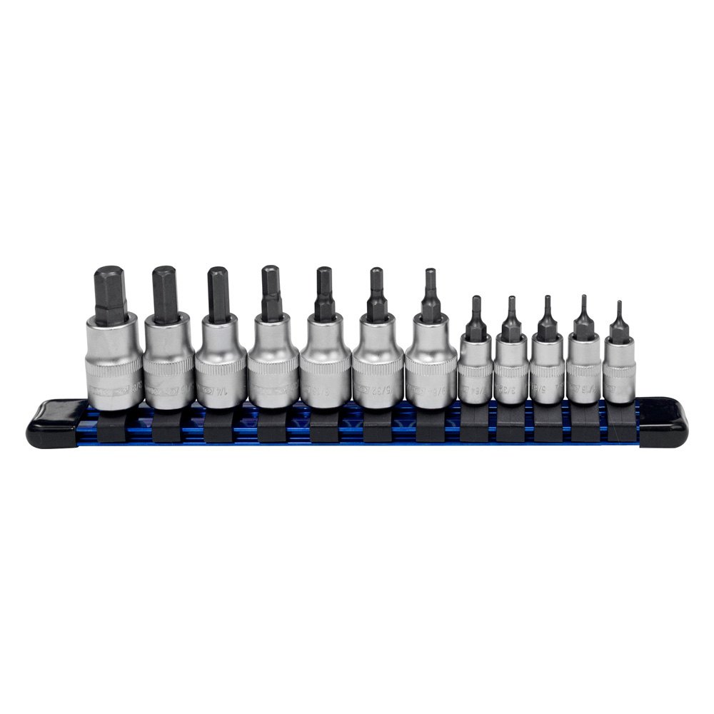 OEM Tools® 22984 SAE Hex Bit Socket Set, 12 Pieces