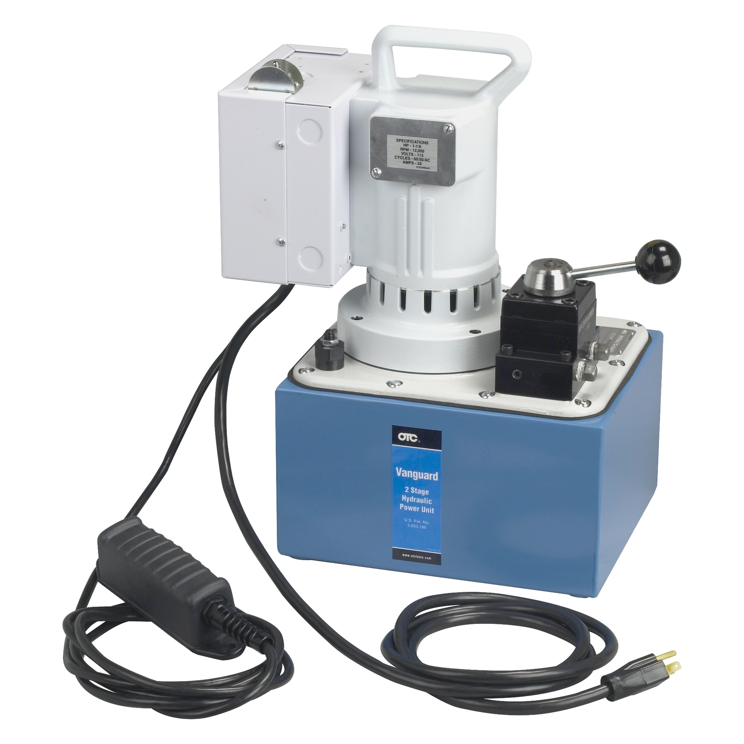 OTC® 4064 4 Way Valve 1/8 HP 120V Electric Operated Hydraulic Pump