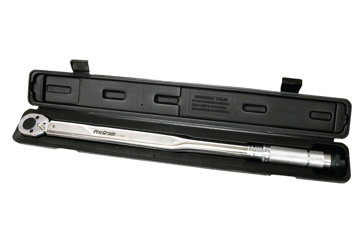 ProGrade® 11852 1/2" Drive SAE 25 to 250 ftlb Adjustable Click