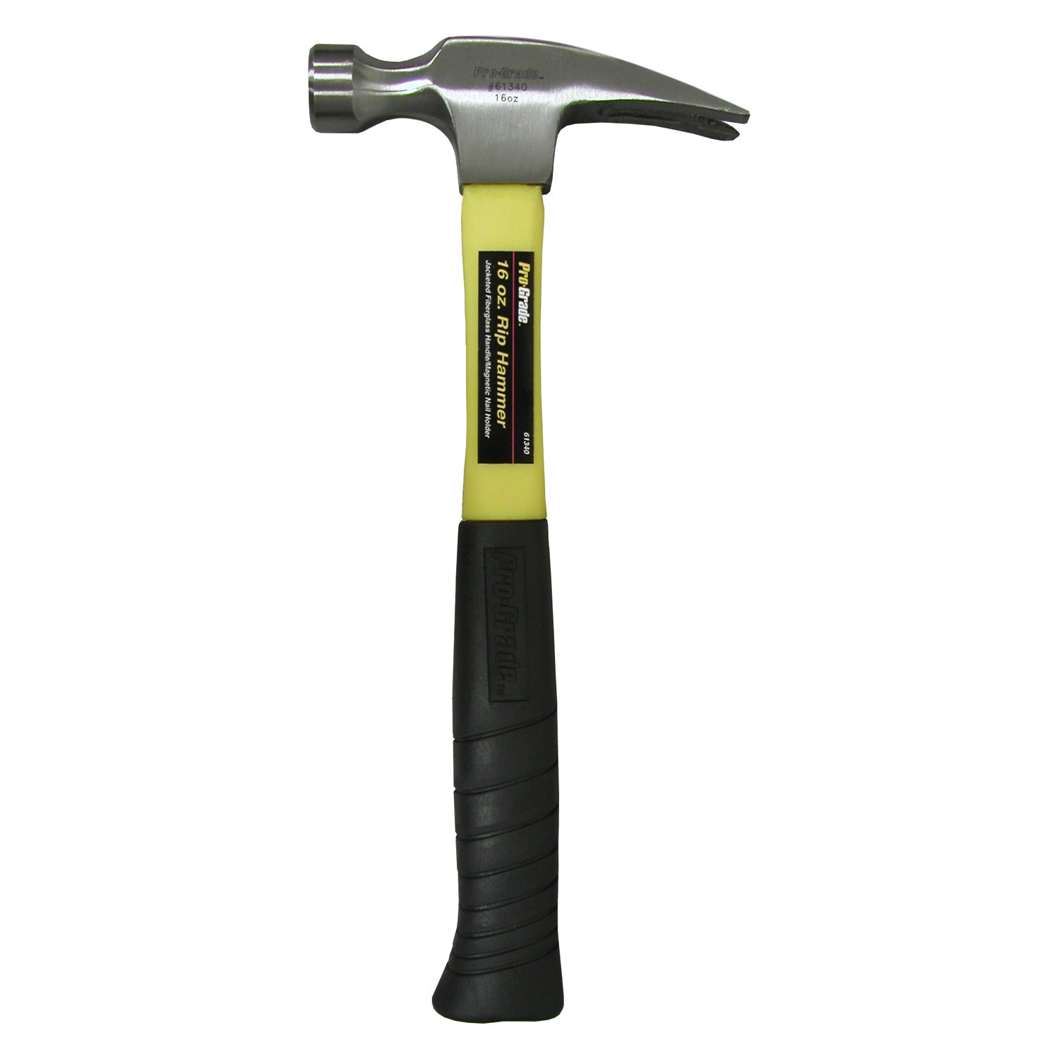 ProGrade® Jacketed Fiberglass Handle Smooth Face Straight Claw