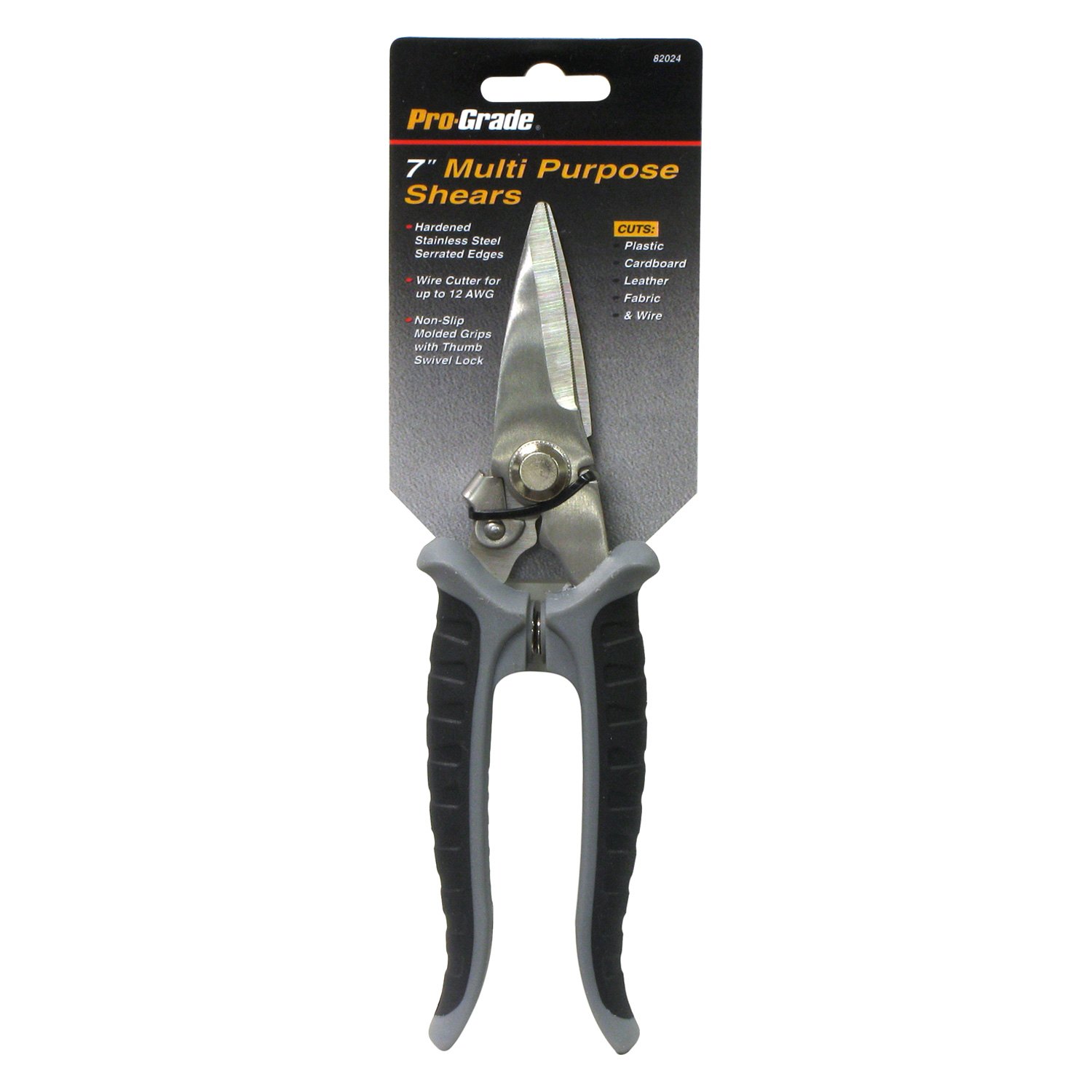 ProGrade® 82024 7" MultiPurpose Plier Handle Shears