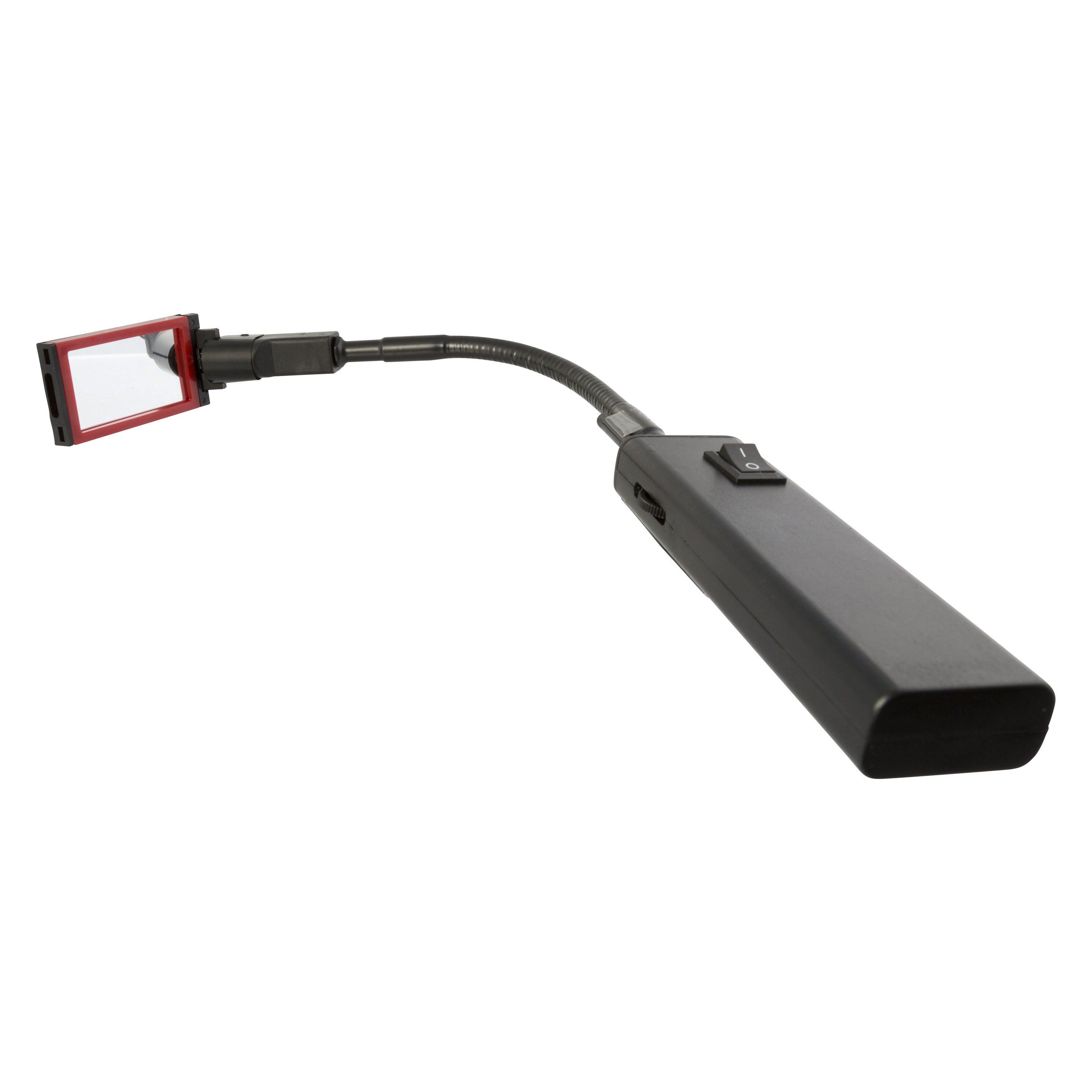 Steelman® 05180A 4" x 4" Lighted Flexible Inspection Mirror