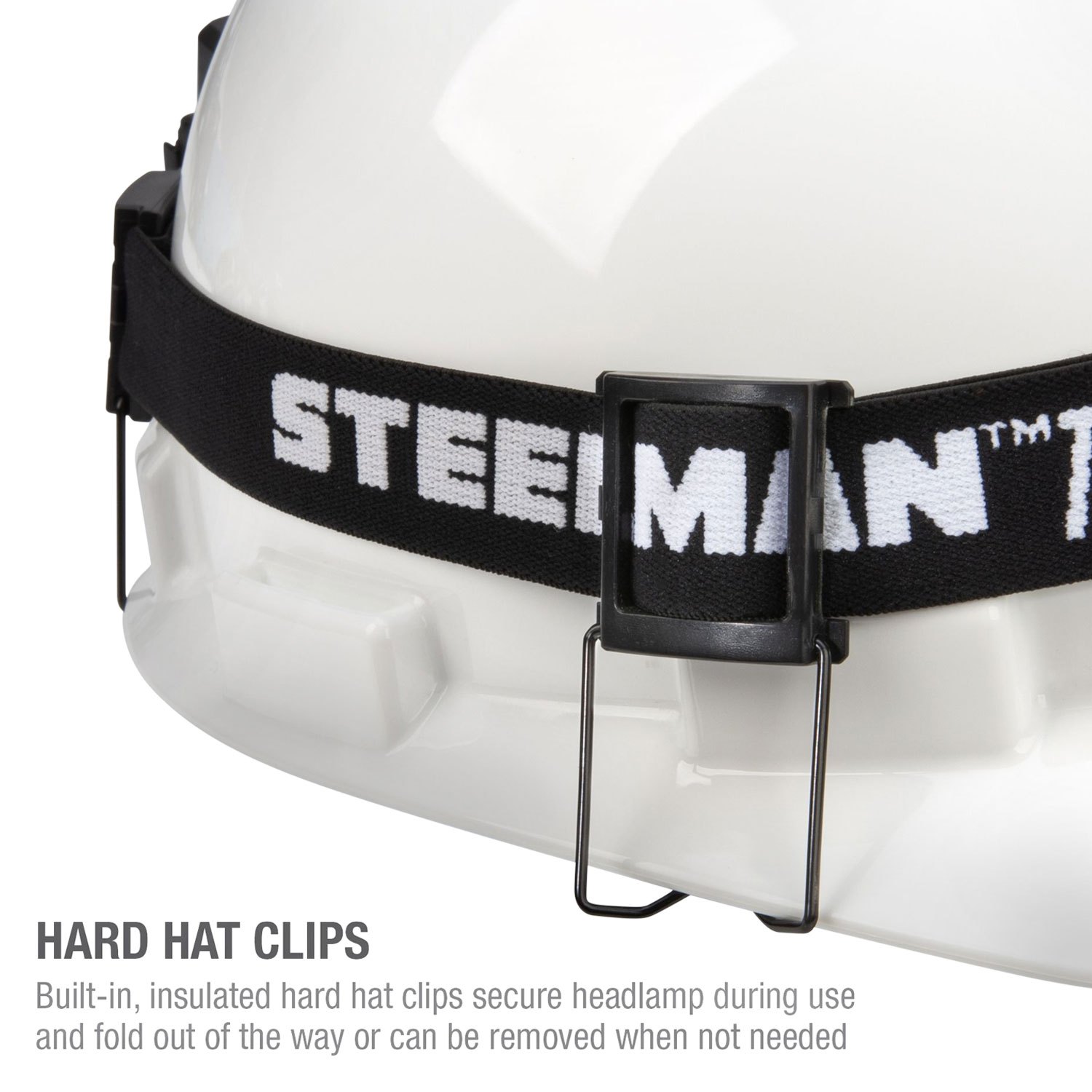 Steelman® 78834 Pro™ 250 lm Slim Profile COB Black LED Headlamp