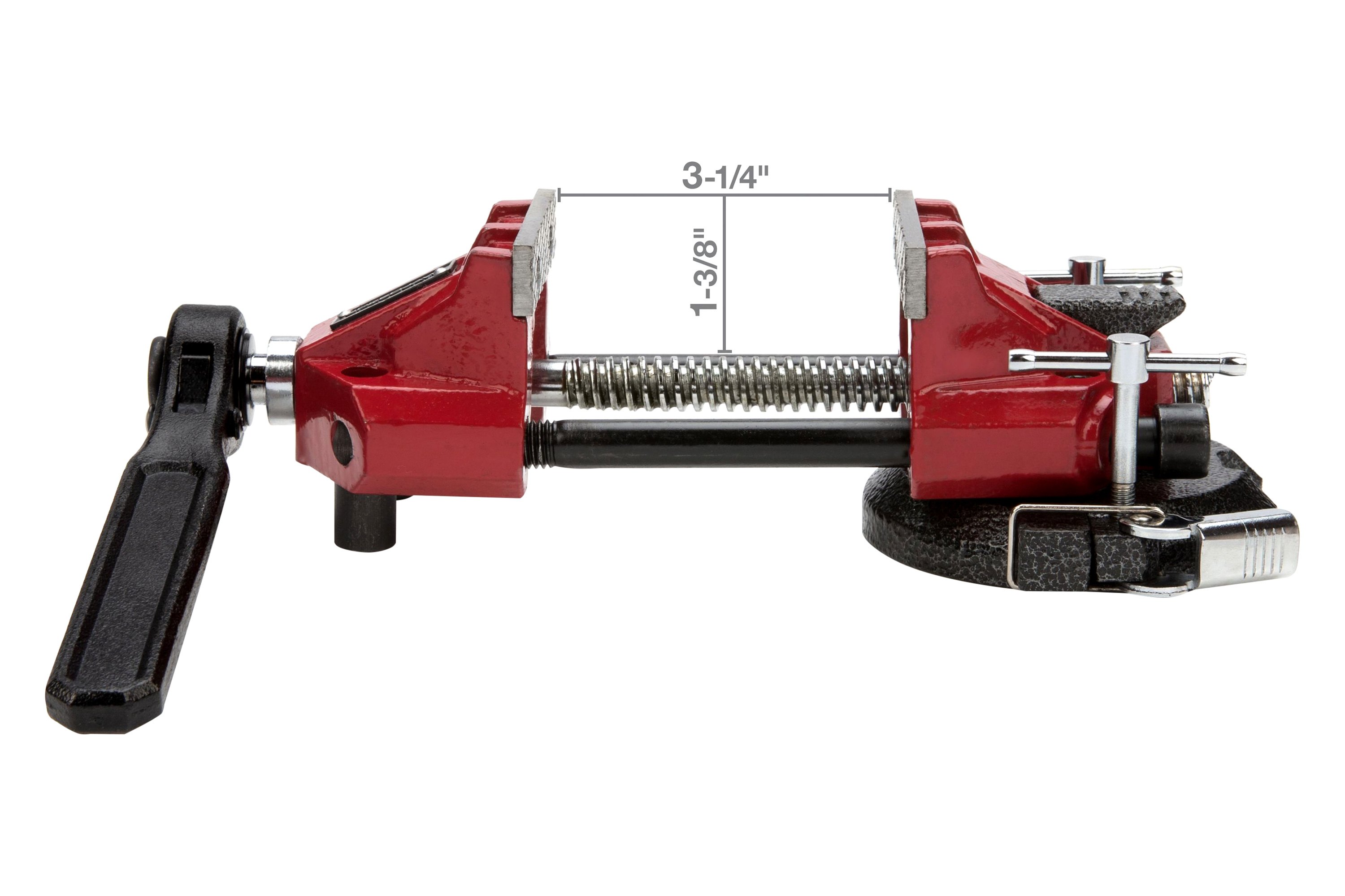 Steelman® 92745 Speed Jaw™ 3" Swivel Base Bench Vise