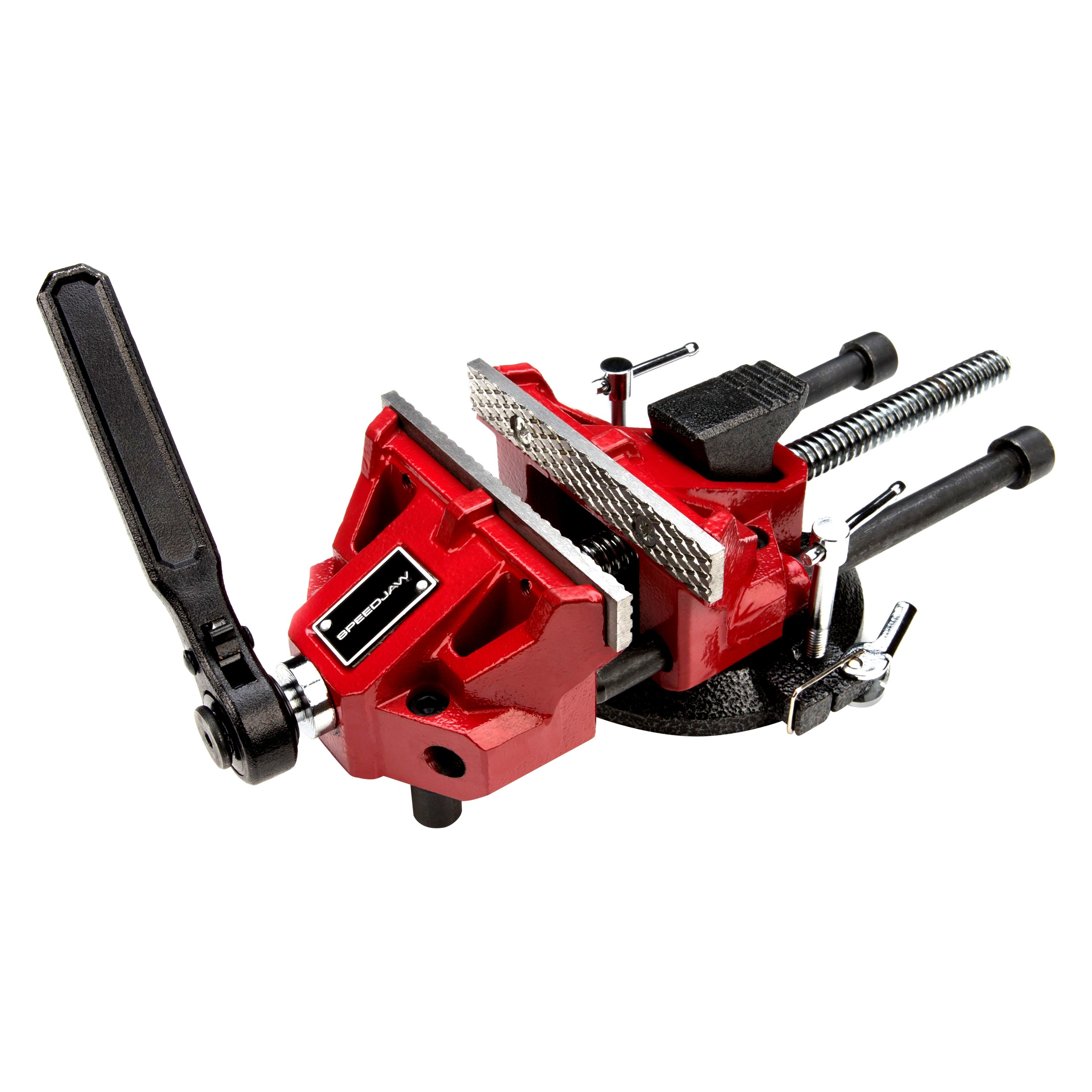 Steelman® Speed Jaw™ 5" Swivel Base Bench Vise