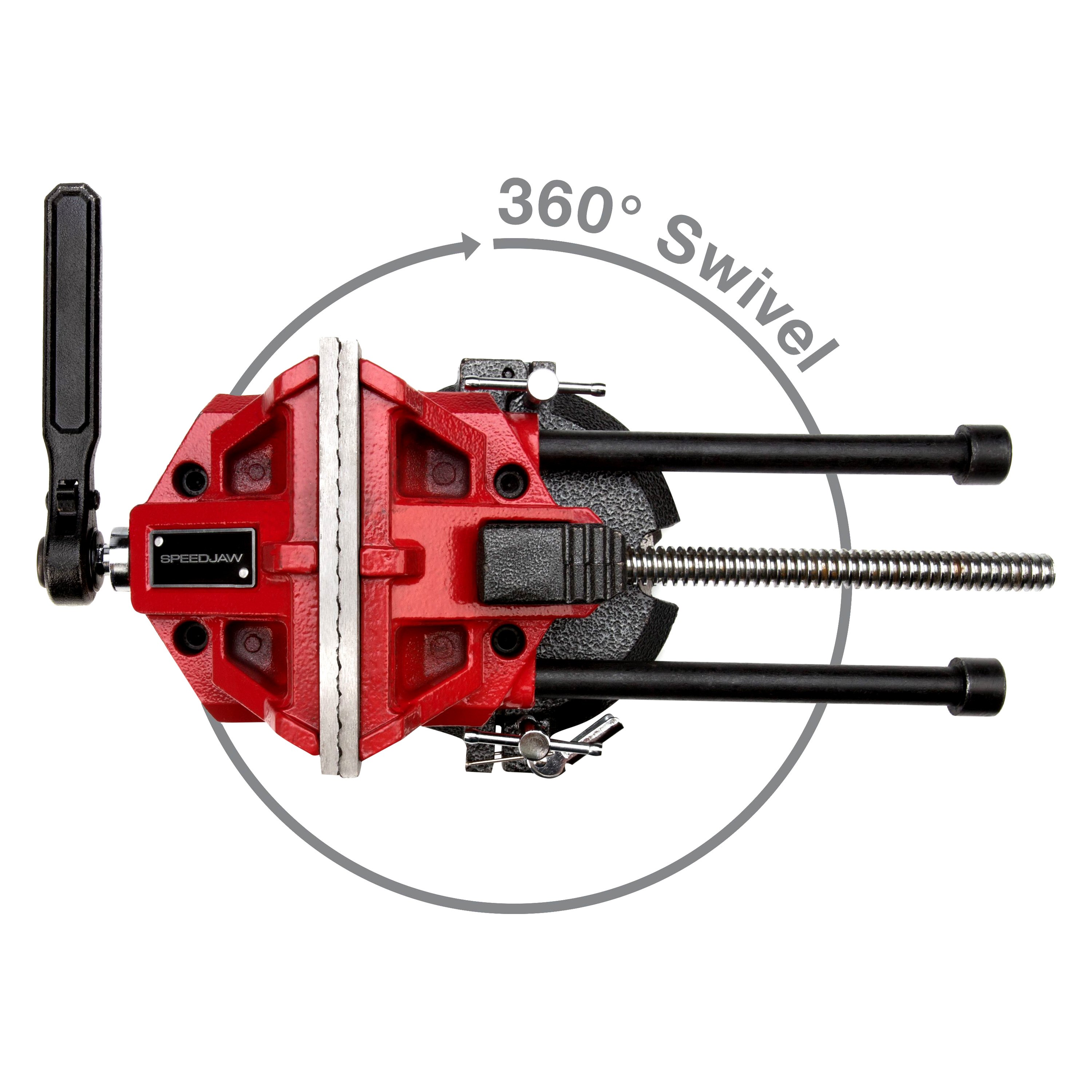 Steelman® 92748 Speed Jaw™ 6" Swivel Base Bench Vise