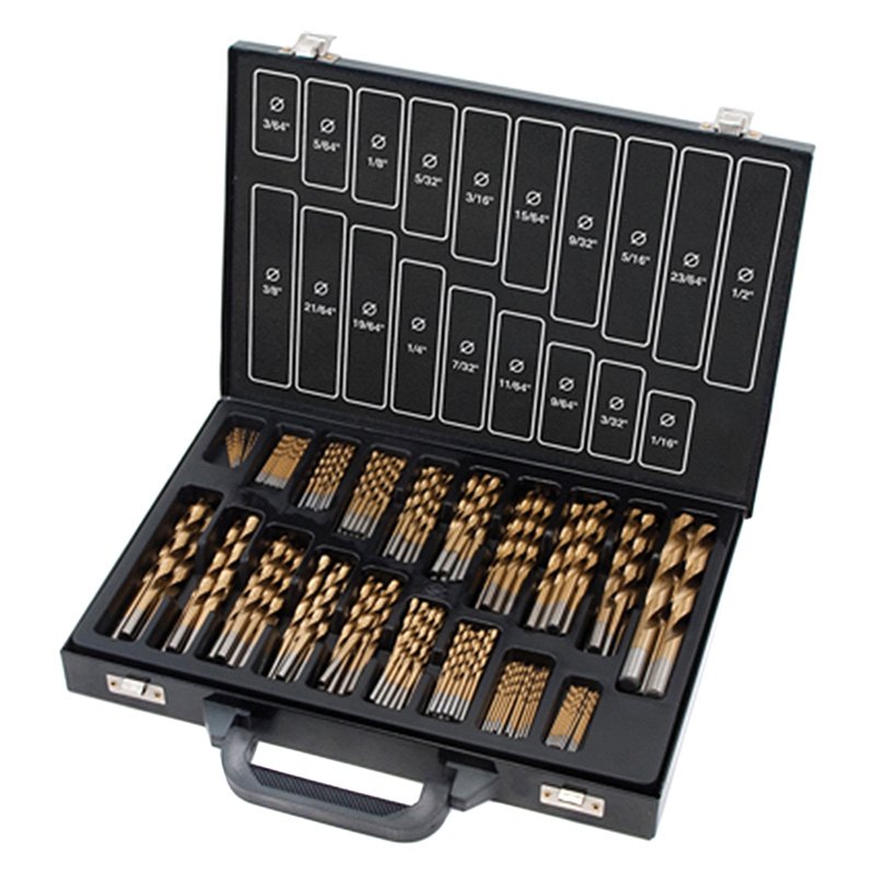 Titan Tools® 11170 170Piece Titanium Coated HSS HSS Drill Bit Set