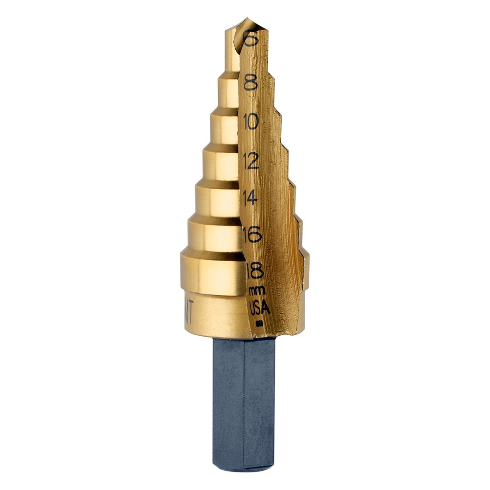 IRWIN® 16103 Unibit™ 3MT Titanium Metric Step Drill Bit