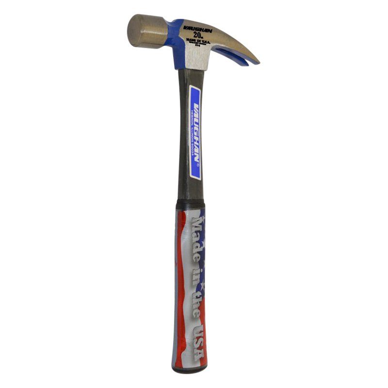 Vaughan® FS999 20 oz. Fiberglass Handle Smooth Face Straight Claw