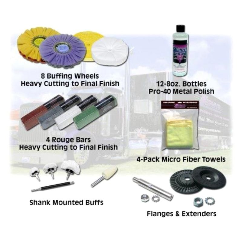 Zephyr® BUFF KIT 21 Professional 21Piece Polishing Starter Kit