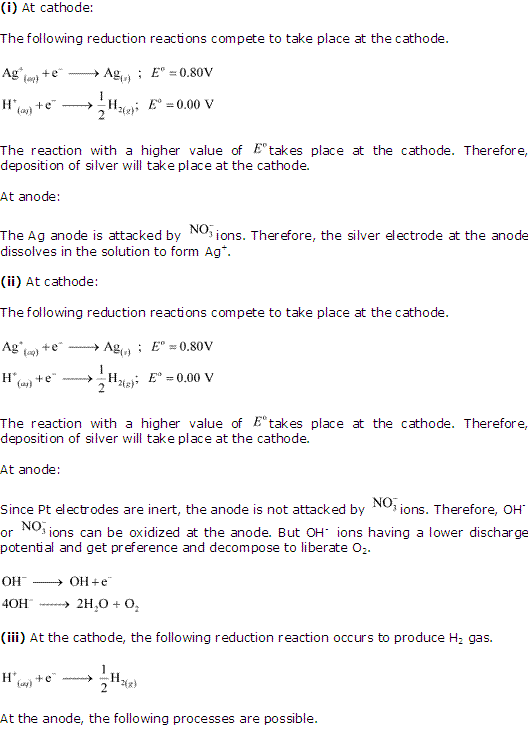 NCERT Solutions for Class Chemistry CBSE Chapter 3 ElectroChemistry