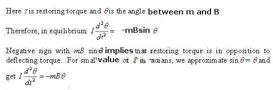a derive the expression for the torque on a rectangular current