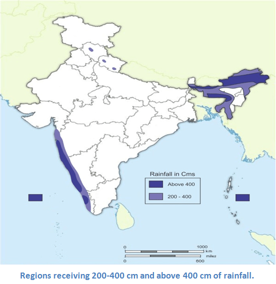 Area Of Evergreen Forest In India Map Tropical Wet Evergreen Forest In India Map These forests (group 1 as