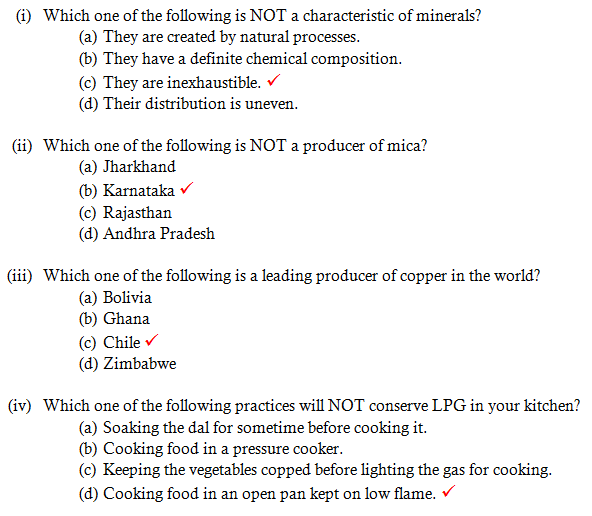 [37+] Mcq Questions For Class 8 Geography Chapter 3 Mineral And Power