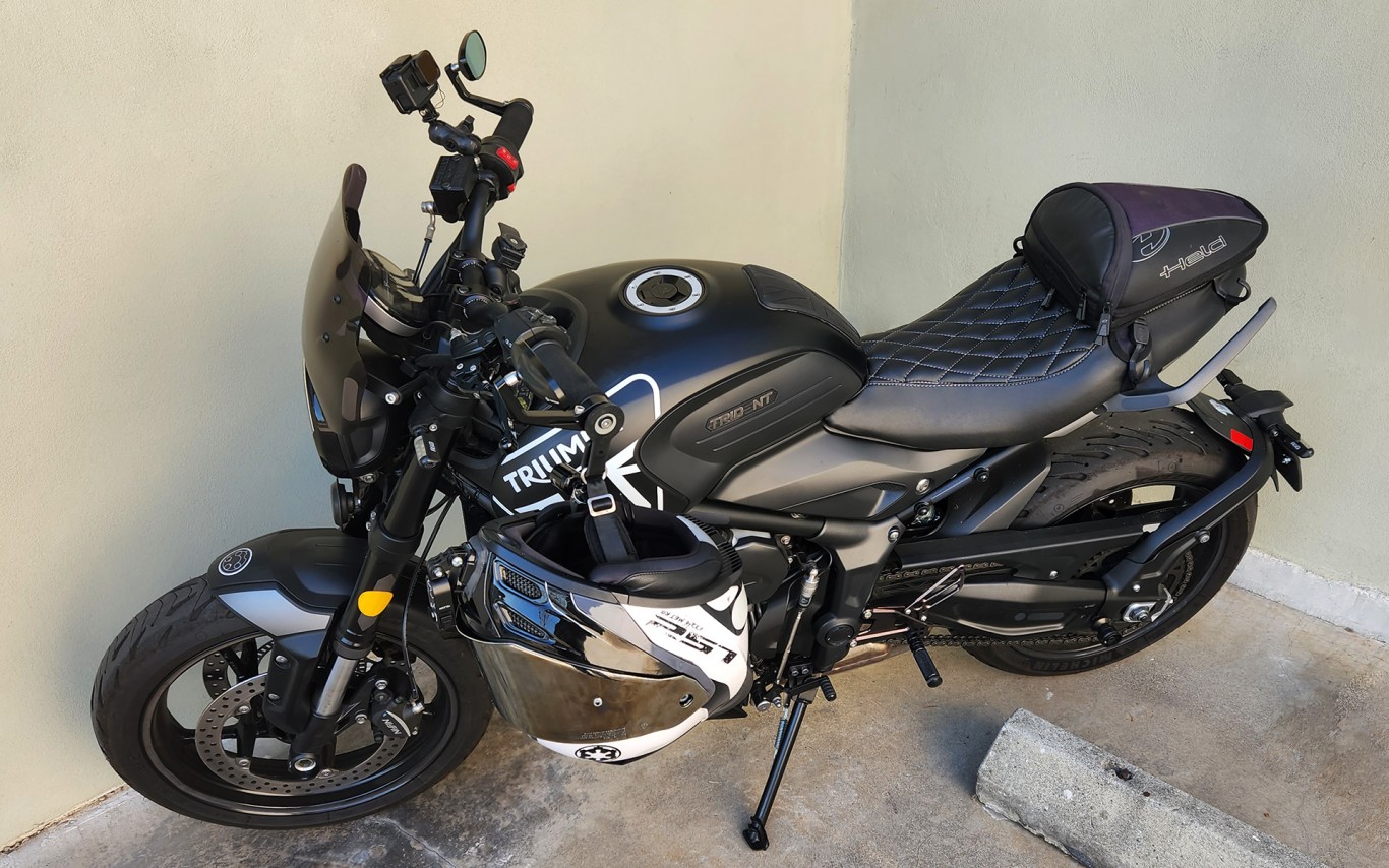 Seat cover Modifications, Accessories, and Appearance Trident 660