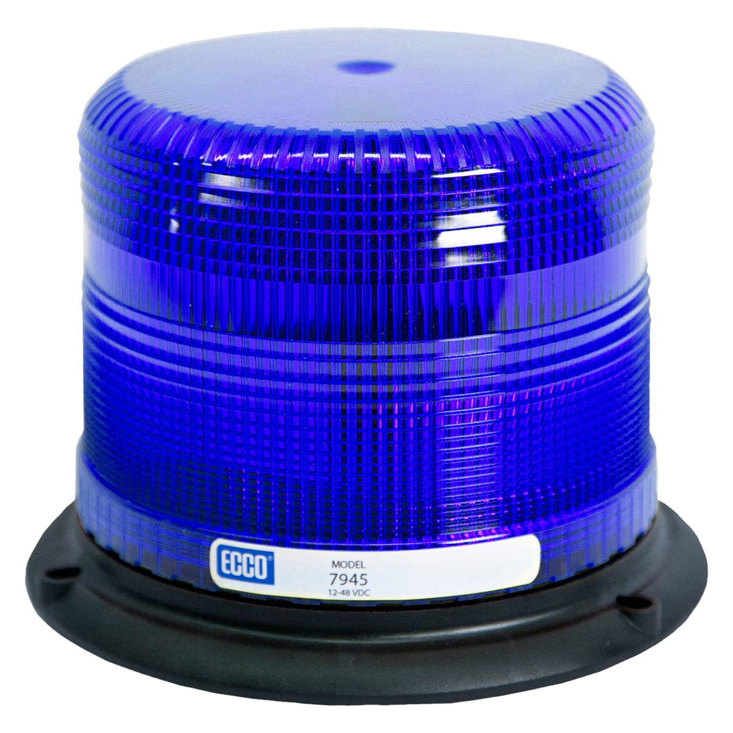ECCO® 7945B 4.9" Pulse II™ 3Bolt Mount Low Profile Blue LED Beacon