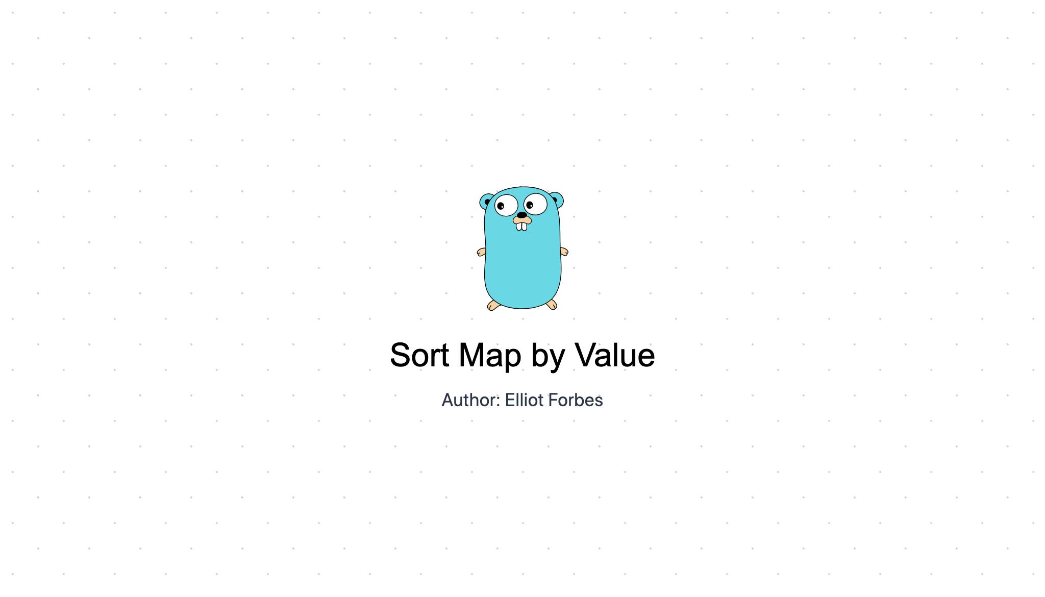 Sort Map by Value