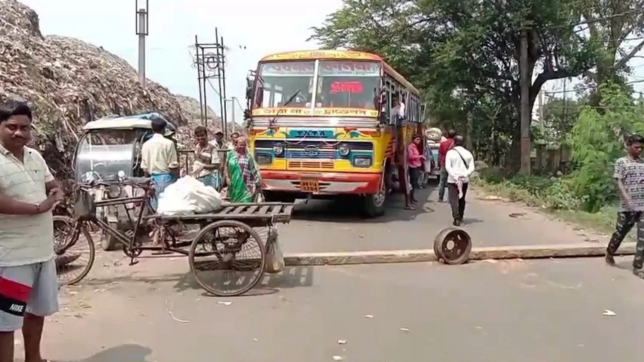 Bardhaman Agitation ময়লা বিক্ষোভ, তীব্র যানজট Bengali News