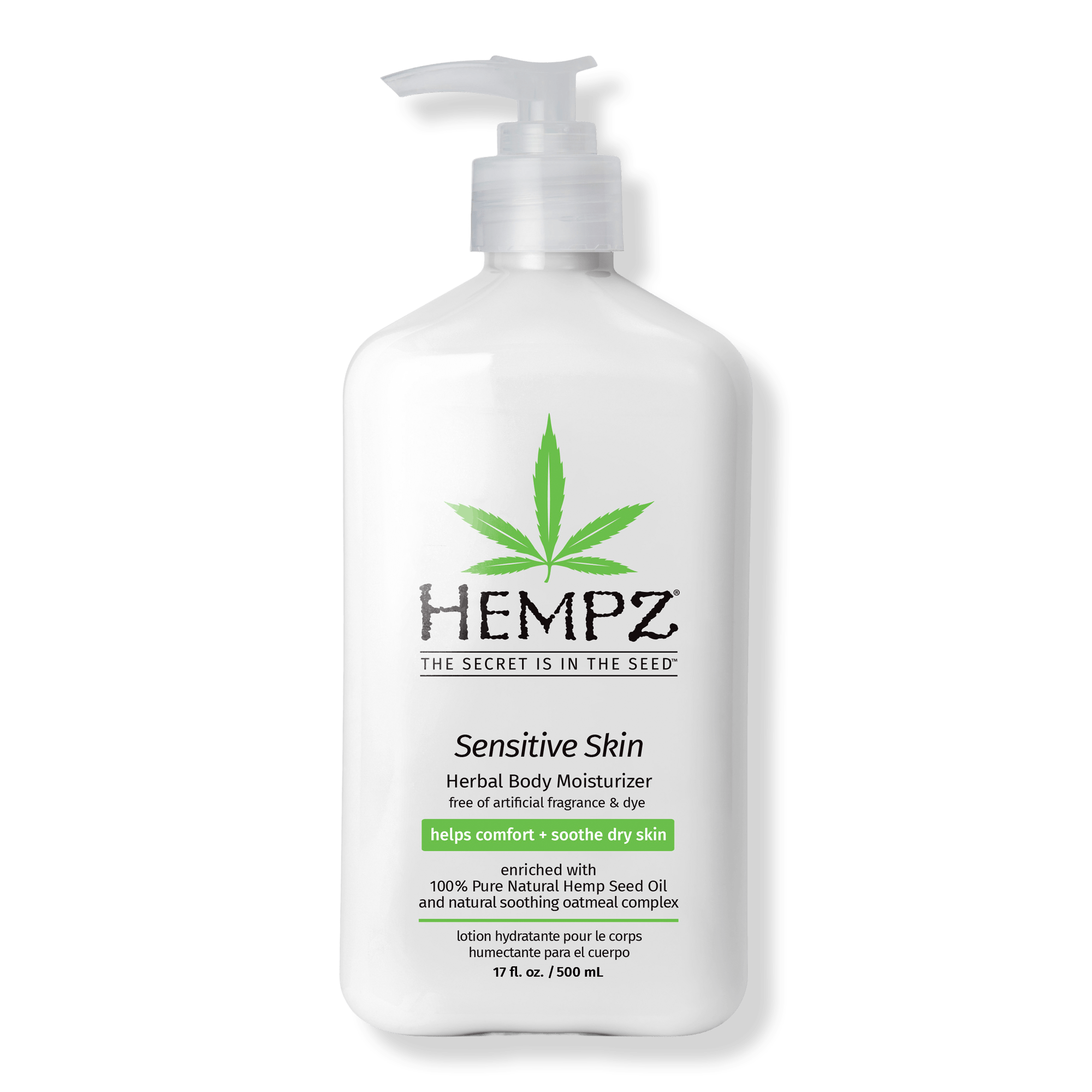 Hempz Sensitive Skin Herbal Body Moisturizer Ulta Beauty