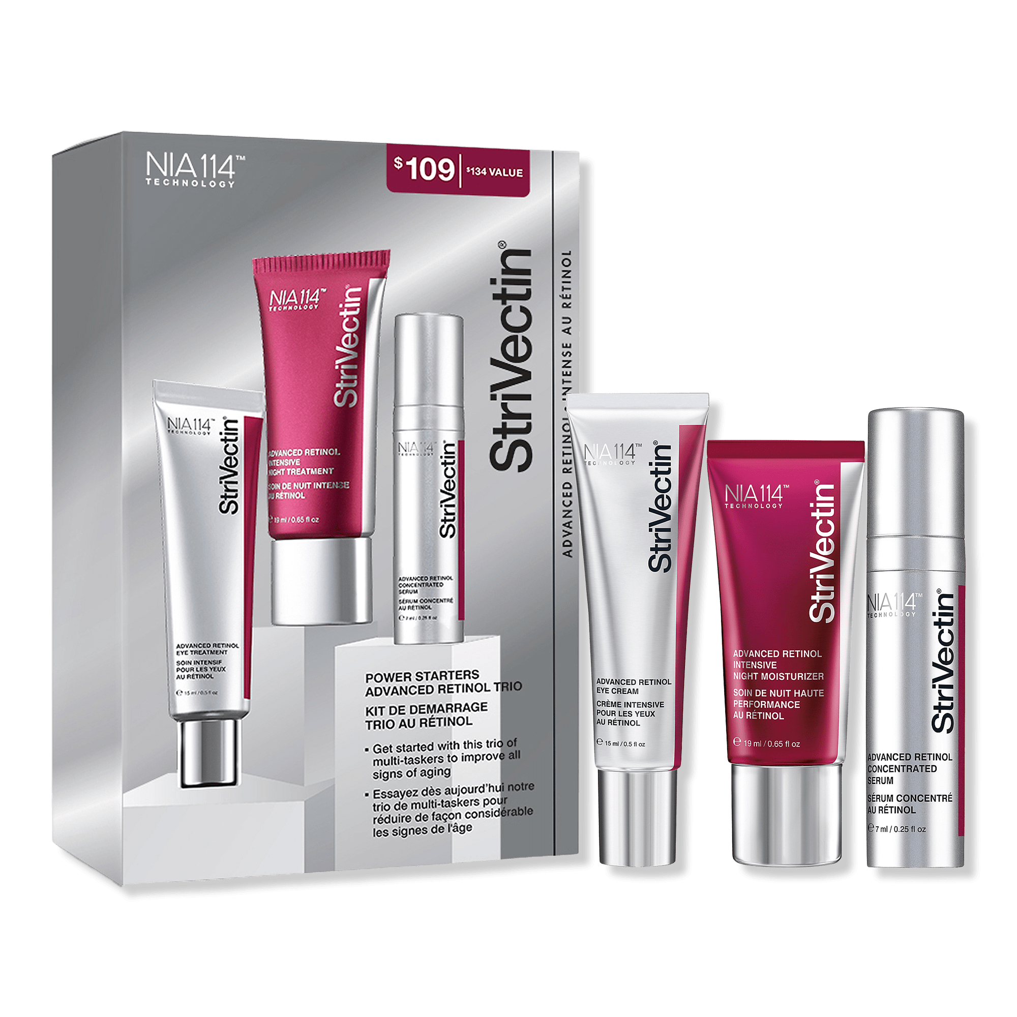 StriVectin Power Starters Advanced Retinol Trio Kit Ulta Beauty