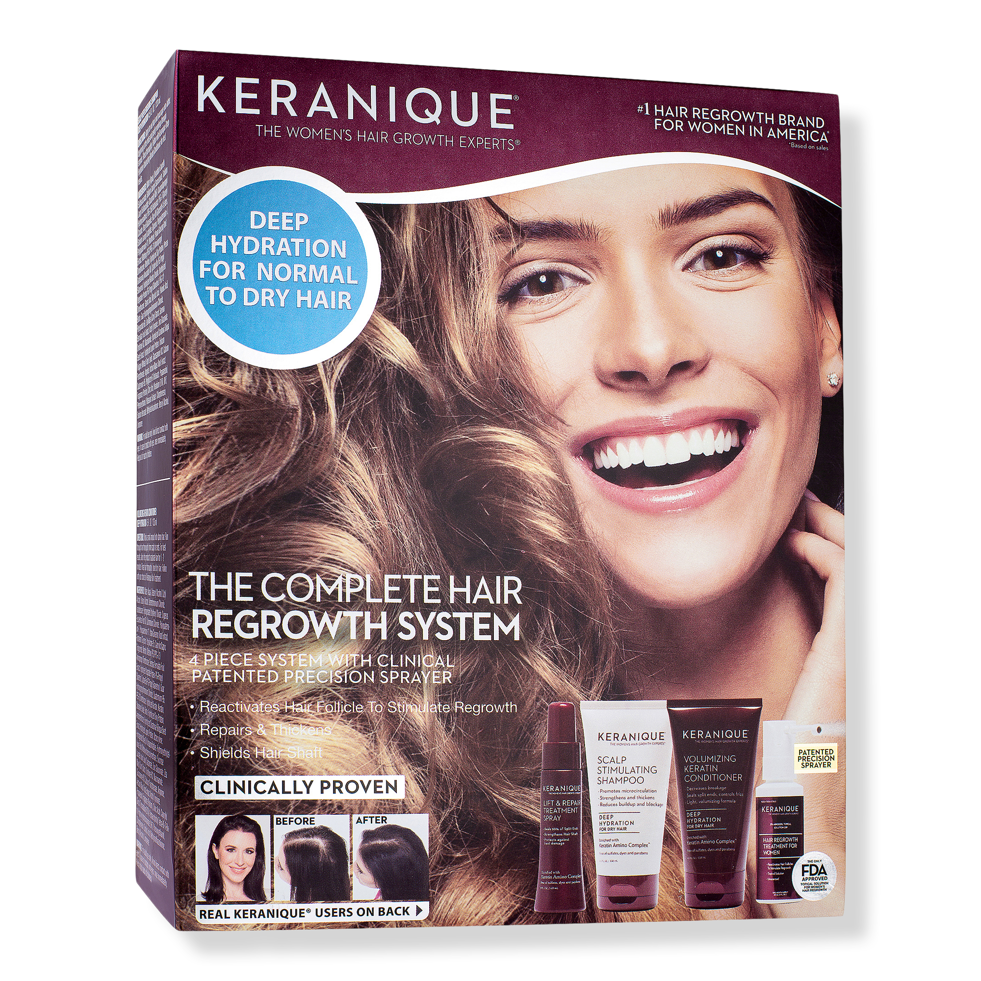 Keranique The Complete Hair Regrowth System For Deep Hydration Ulta