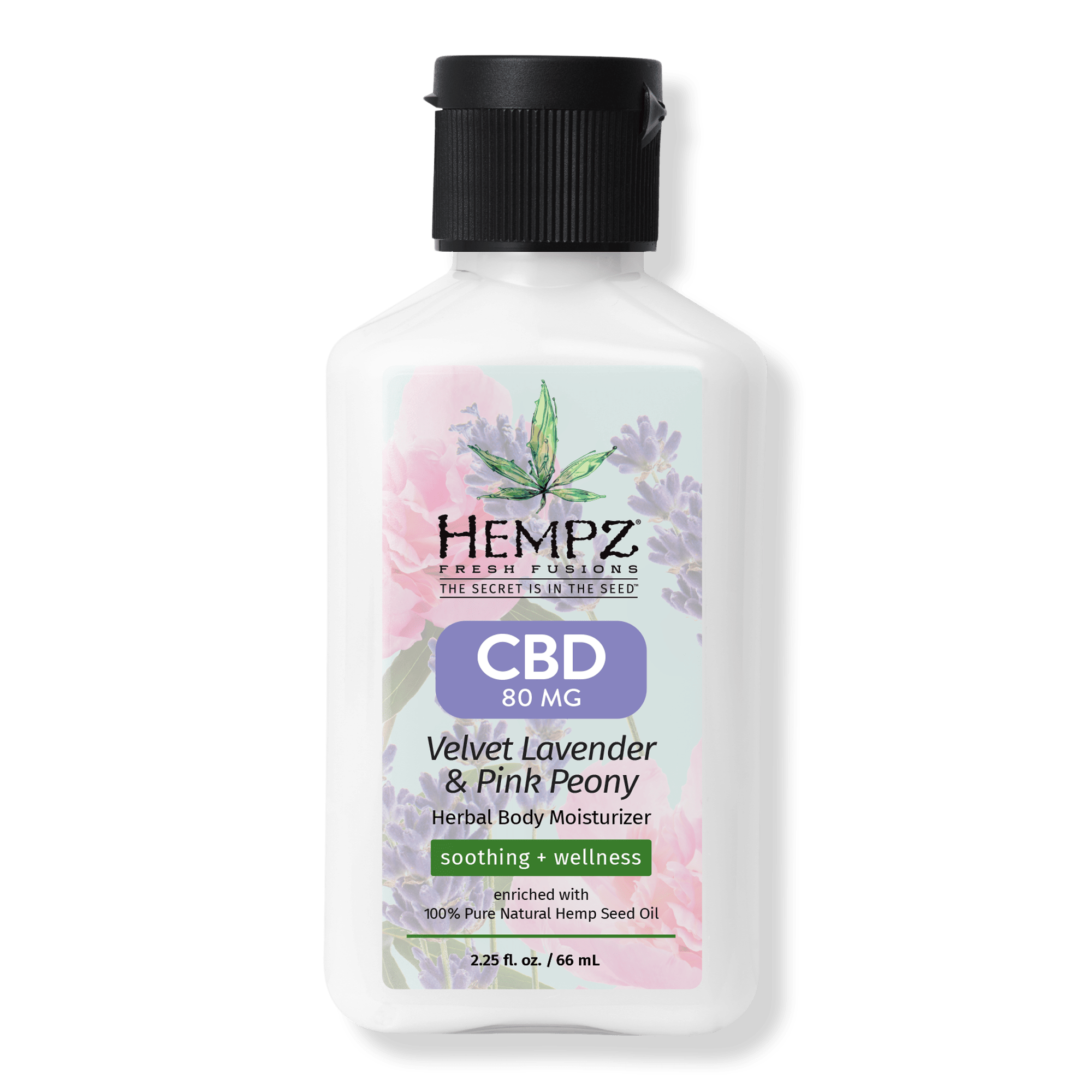 Hempz Travel Size Fresh Fusions Velvet Lavender & Pink Peony CBD Herbal