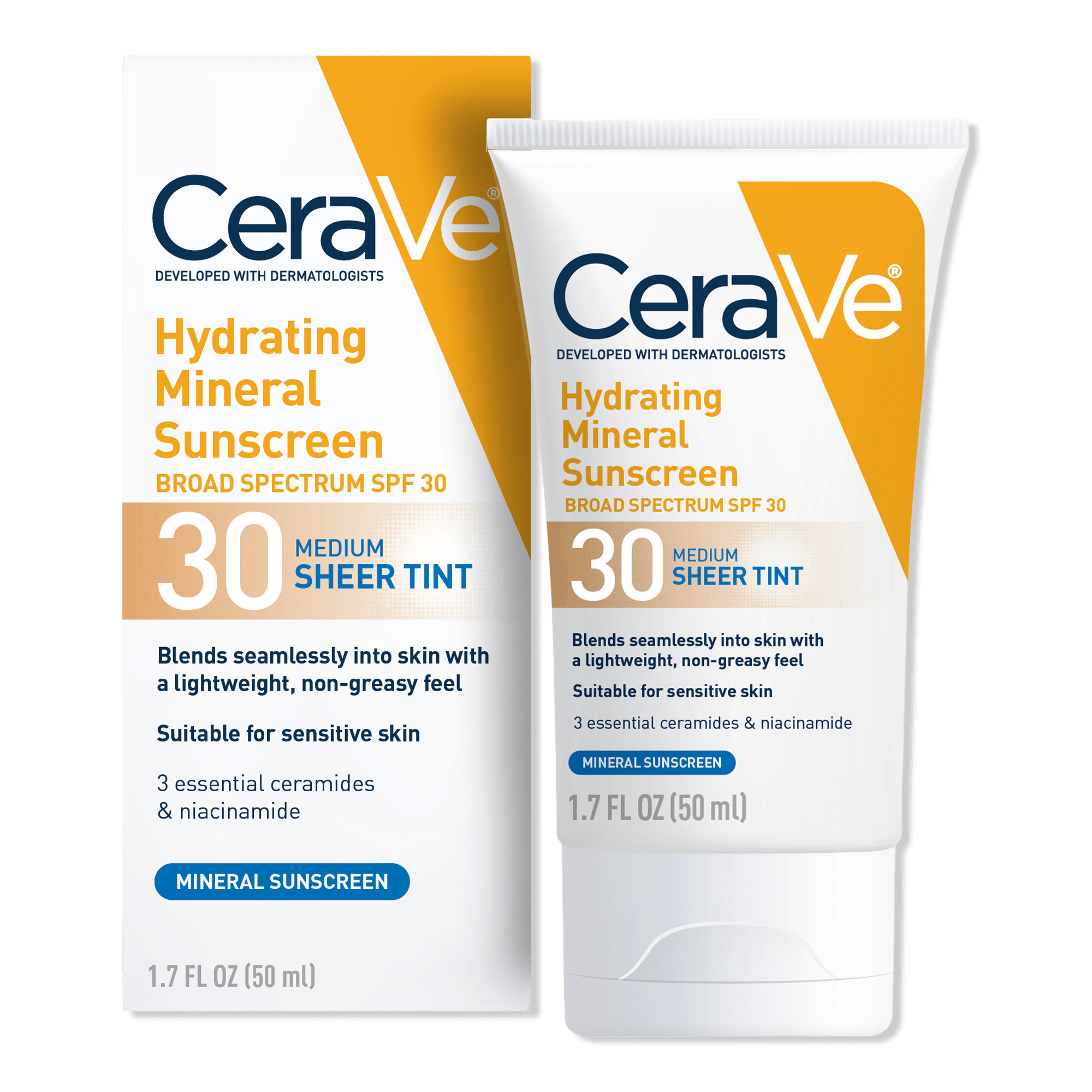 CeraVe Face Sheer Tint Hydrating Sunscreen SPF 30 Ulta Beauty