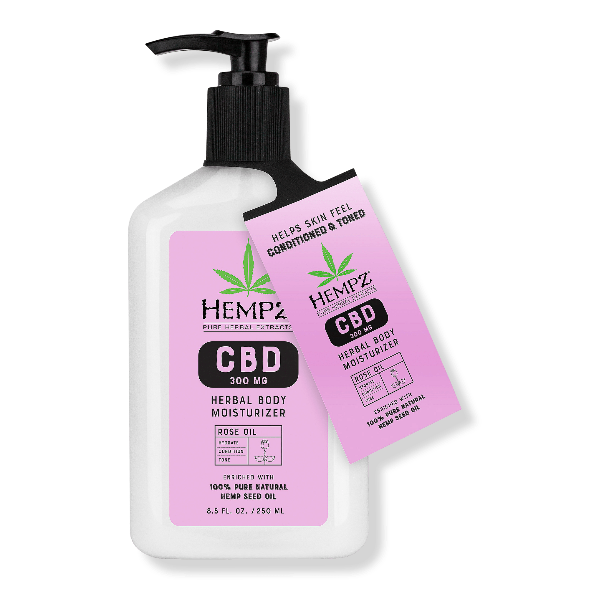 Hempz Rose Oil 300mg CBD Herbal Moisturizer Ulta Beauty