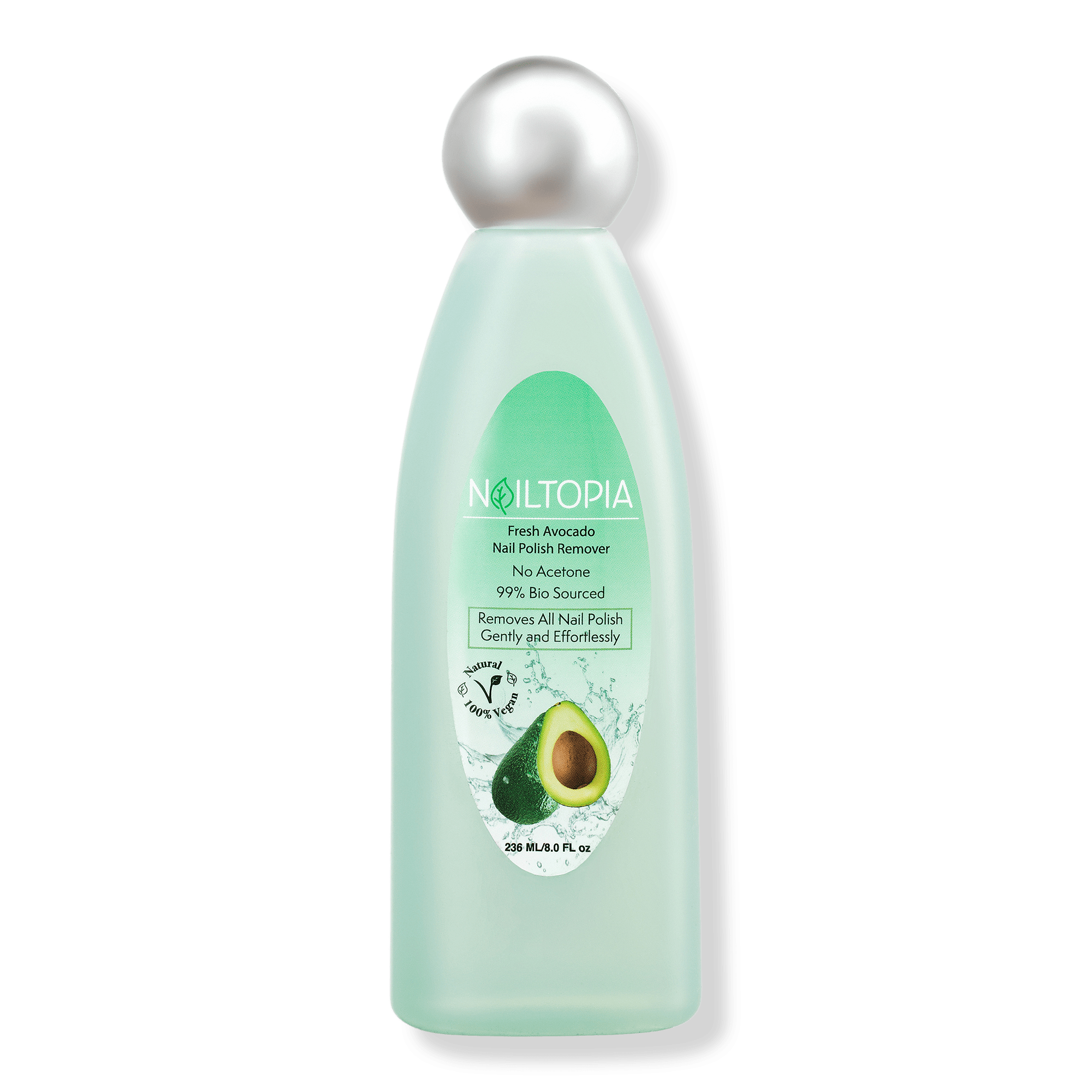 Nailtopia BioSourced, Plant Based, Acetone Free Nail Polish Remover