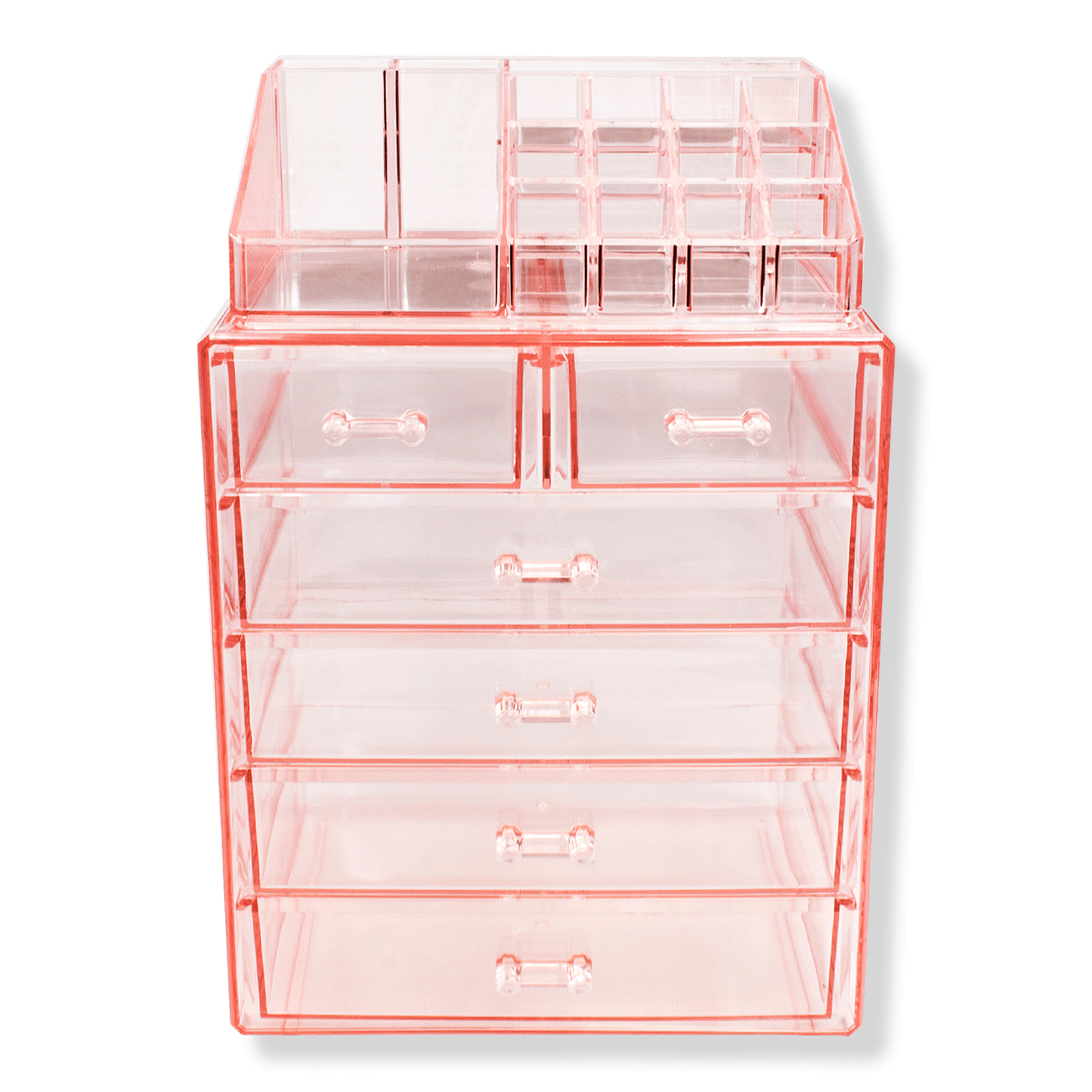 Sorbus Cosmetic Makeup and Jewelry Storage Case Display Pink BrickSeek