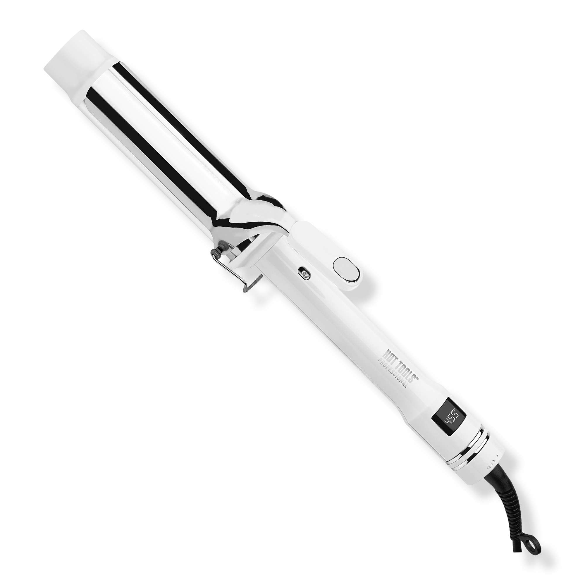 Hot Tools Professional White Gold Digital Salon 11/2'' Curling Iron