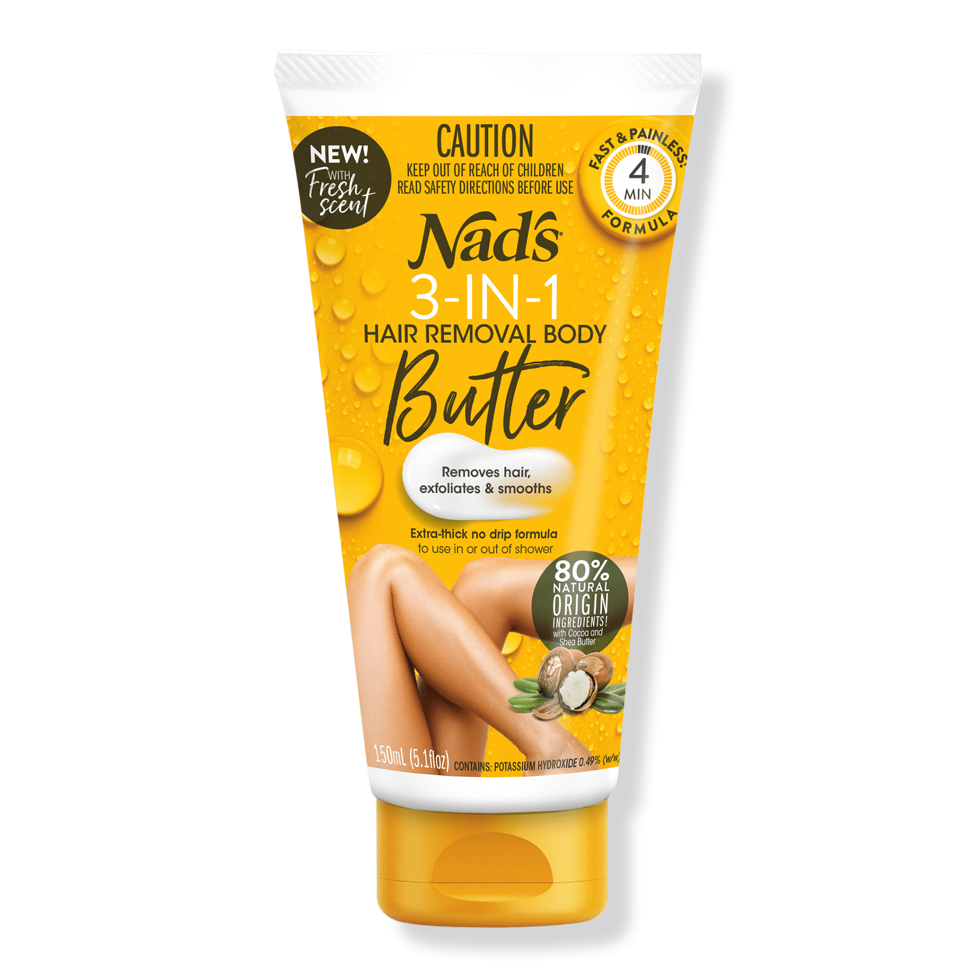 Nads Natural 3In1 Body Butter Hair Removal Cream Ulta Beauty