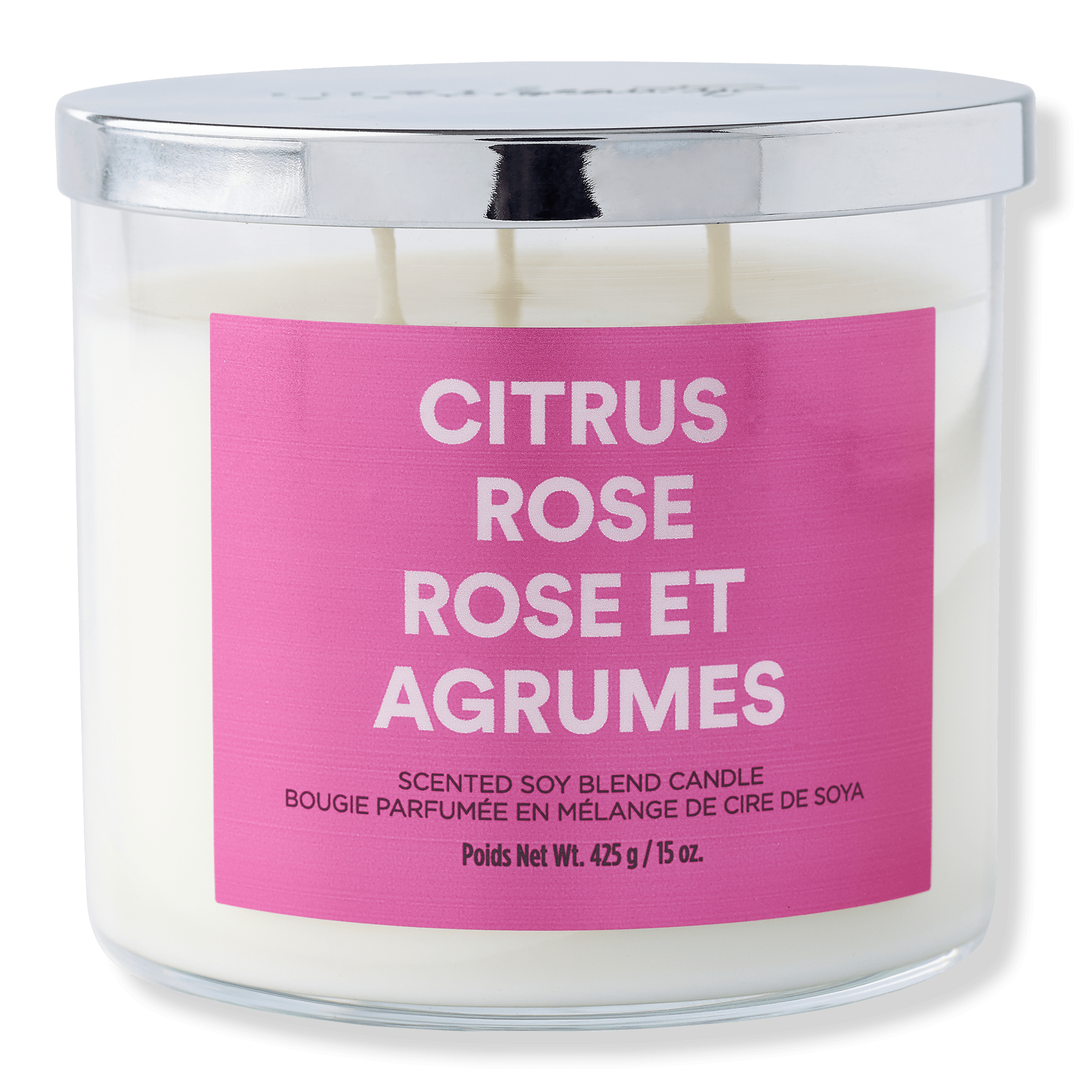 ULTA Citrus Rose Scented Soy Blend Candle Ulta Beauty