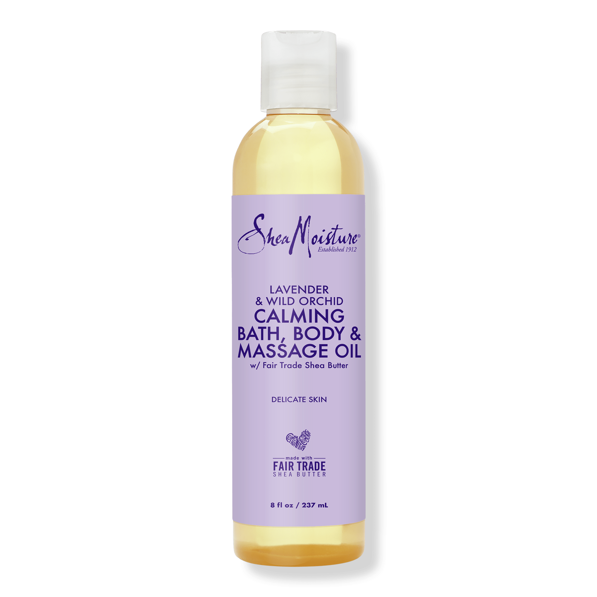 SheaMoisture Lavender & Wild Orchid Calming Bath, Body & Massage Oil