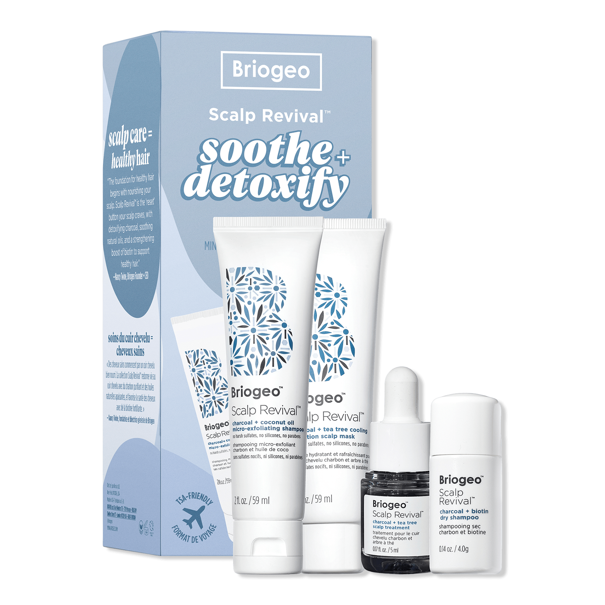 Briogeo Scalp Revival Soothe + Detoxify Travel Set Ulta Beauty