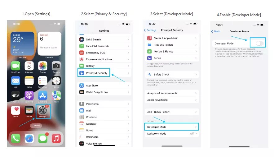 How To Enable Developer Mode on iPhone