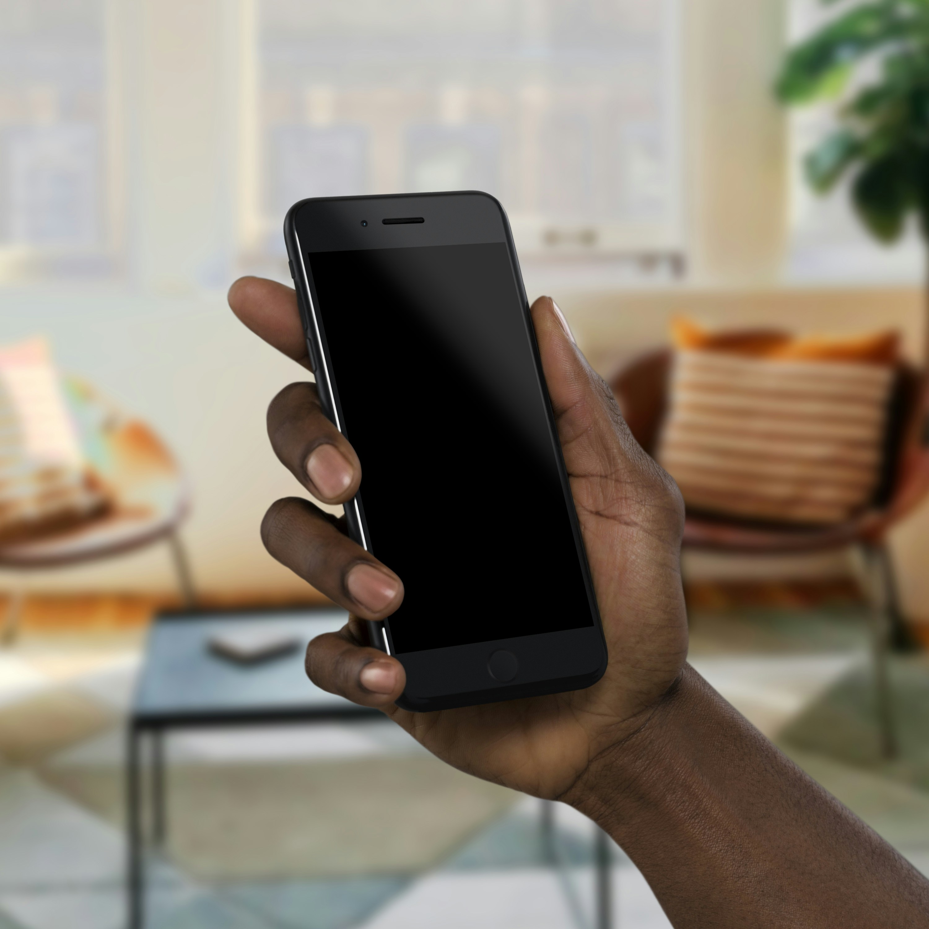 person holding black smartphone photo Free Phone Image