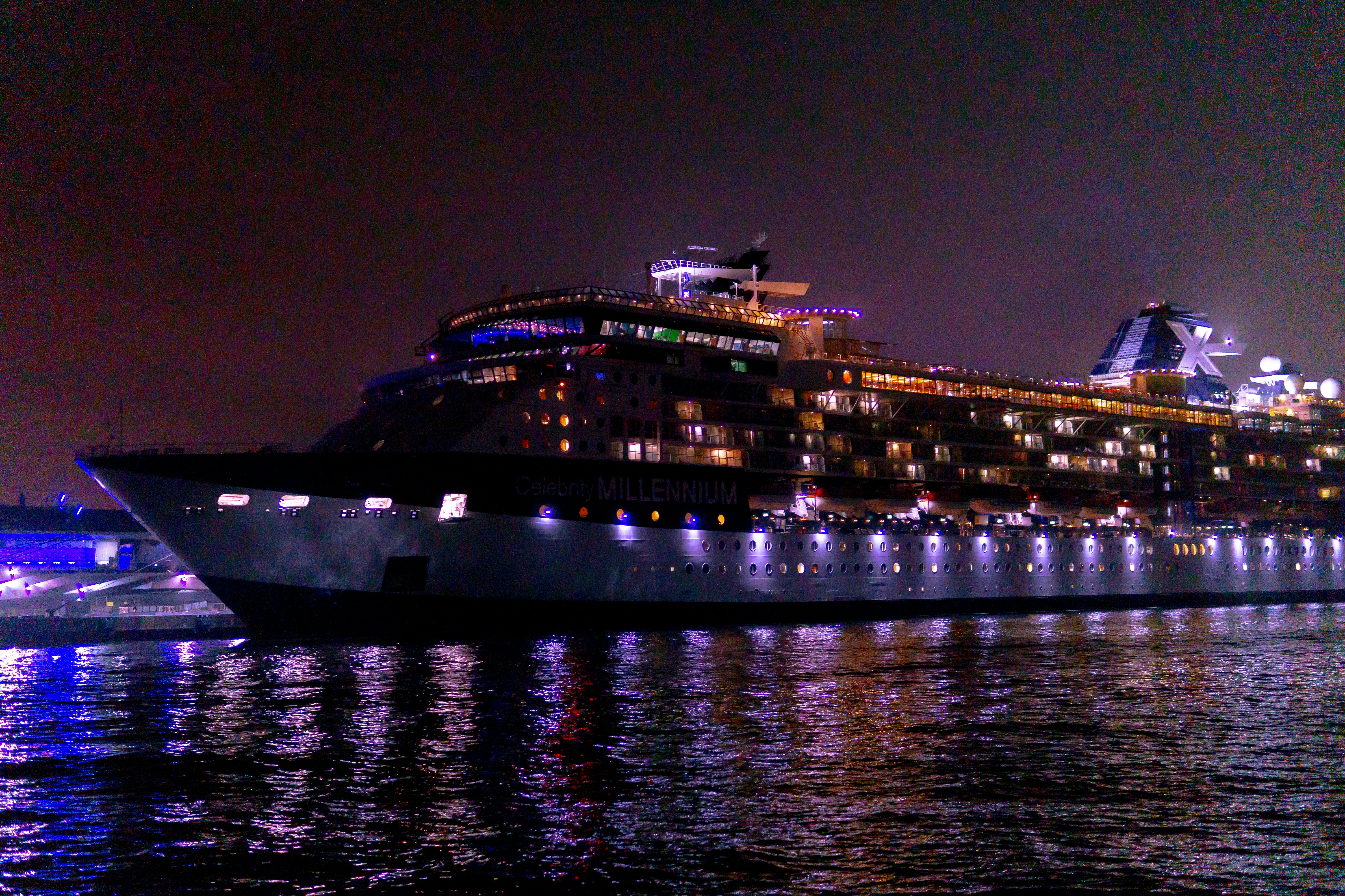 cruise ship at night photo Free Ship Image on Unsplash